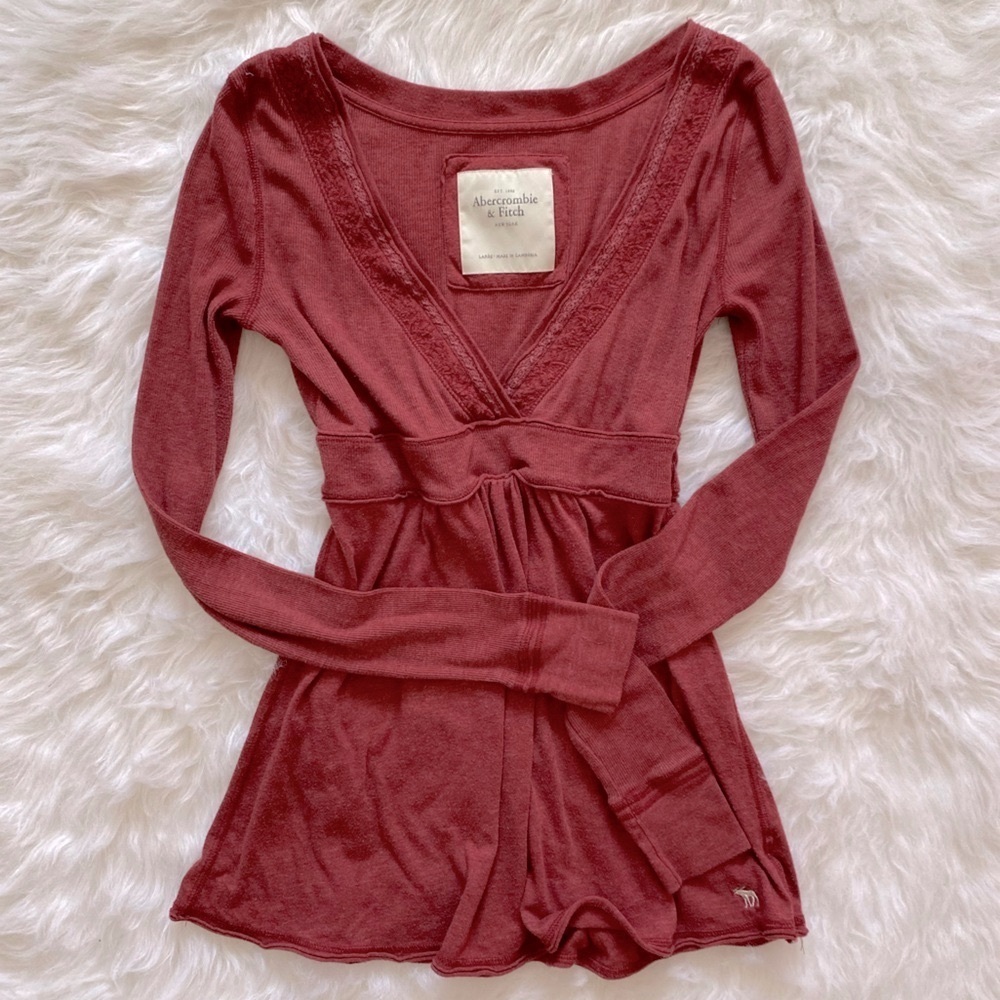 Abercrombie and Fitch Babydoll LongSleeve